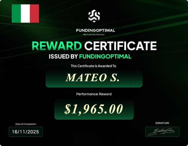 Reward Certificate 3